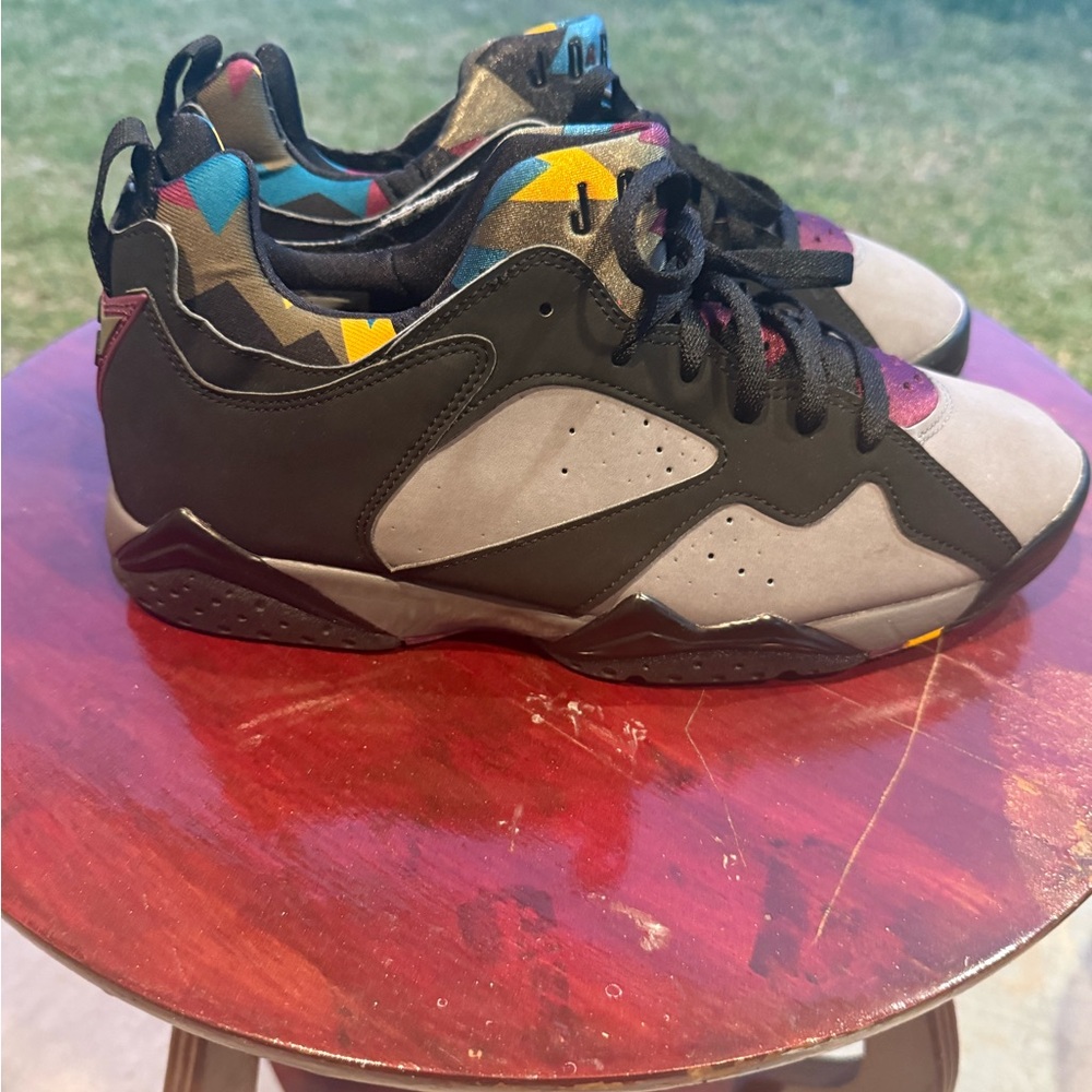Jordan Multicolor Sneakers - Black, Gray, Yellow